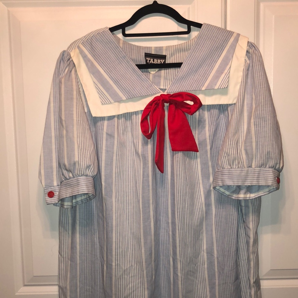Vintage sailor babydoll dress